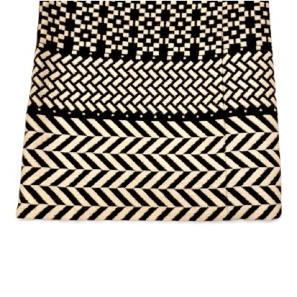 J. Crew Black & White Teddie Pants With Geometric Jacquard - Size 00 - Picture 7 of 13